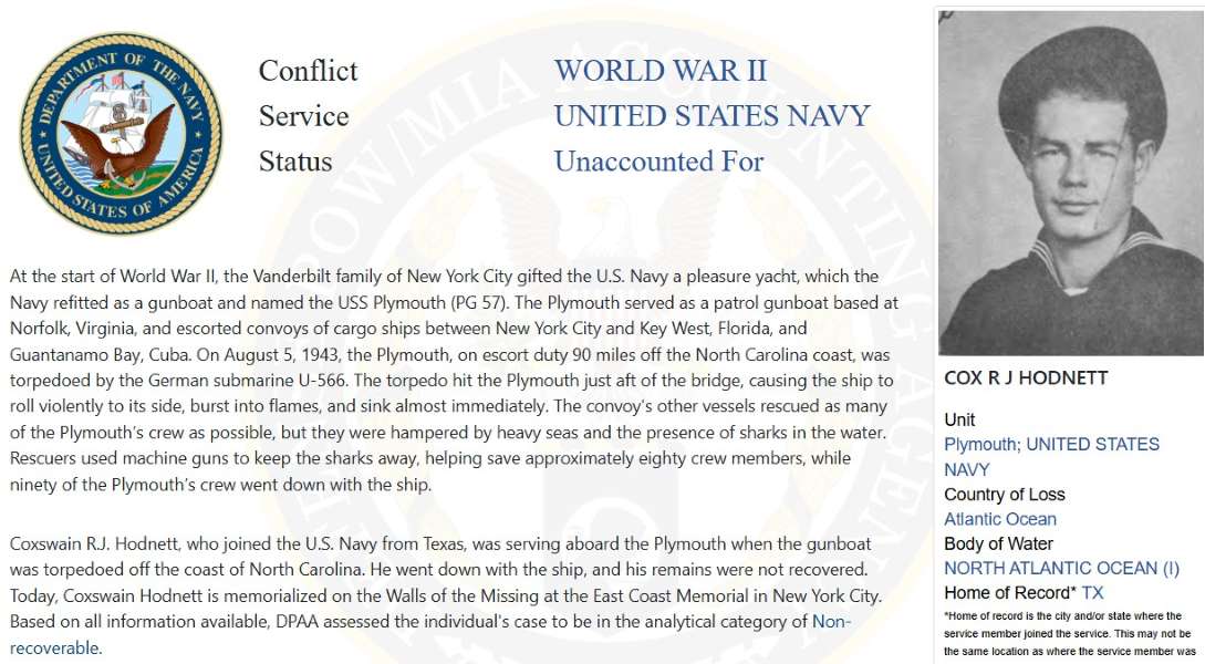  mia memorial